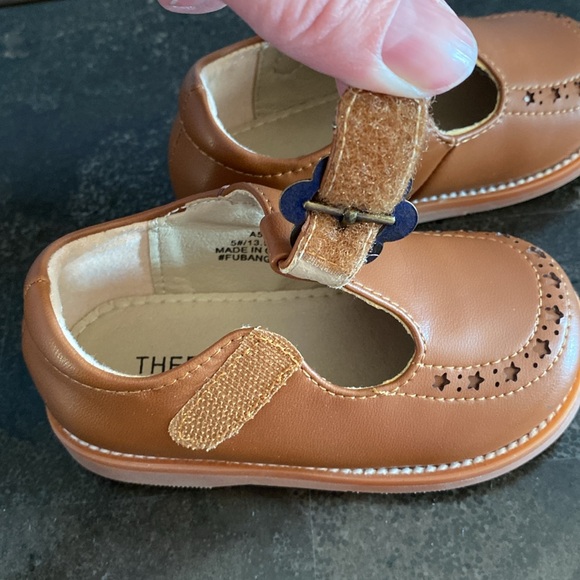 Thee Bron Toddler Girl Brown Mary Jane Shoes - Picture 7 of 9